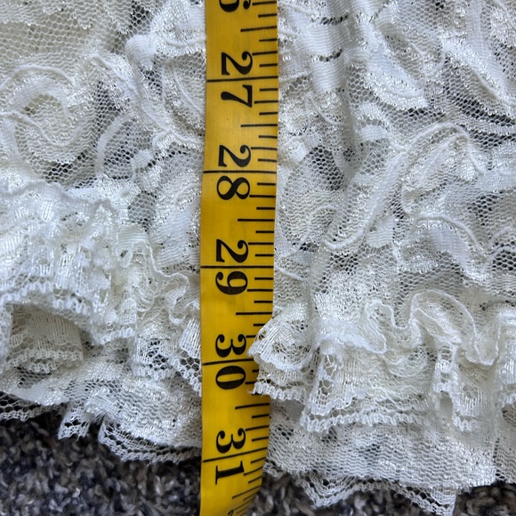 Private Luxuries Vintage Babydoll Lace Mini Dress size Large - Picture 9 of 10